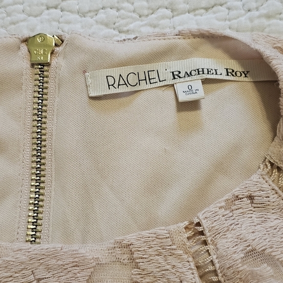 Rachel Roy Blush Lace Dress NWT - Picture 9 of 13